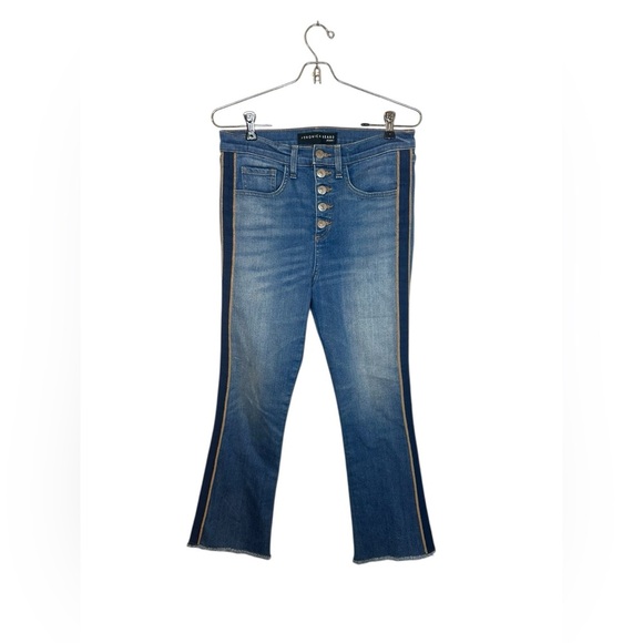 Veronica Beard Carolyn 10" Baby Boot Tuxedo Stripe 27 - Picture 5 of 11